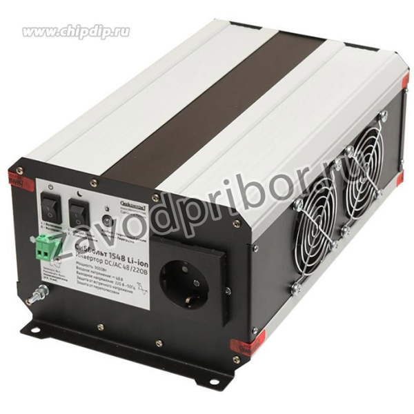 Инвертор СибВольт 1548 Li-ion преобразователь напряжения DC/AC 48/220В 1500Вт