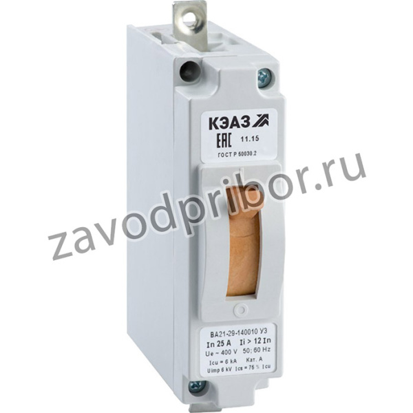 Выключатель автоматический ВА21-29М-120010- 10А-6Iн-240DC-У3 | 100122 | КЭАЗ