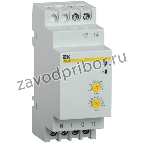 Ограничитель мощности ОМ-2P 16А 230В IEK MOM10-2-016