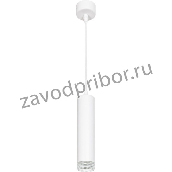 Светильник подвесной (подвес) ЭРА PL18 WH/CL MR16 GU10 потолочный цилиндр белый, прозрачный Б0058481