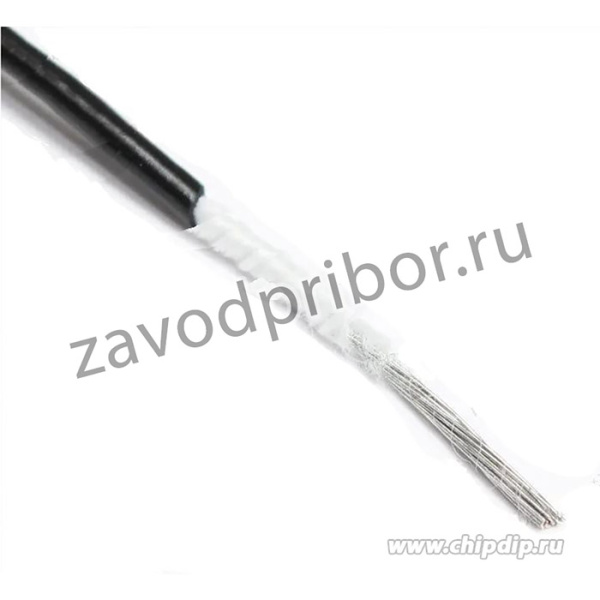 МГШВ 1.0 кв.мм (черный), Провод монтажный, за 1м
