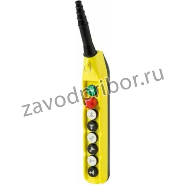 Пульт управления для двухскор. моторов, (6 кн. + 1 аварийная кн. + 1 кн. Start, 6 двускоростн., с ключом) PL08D6/EK