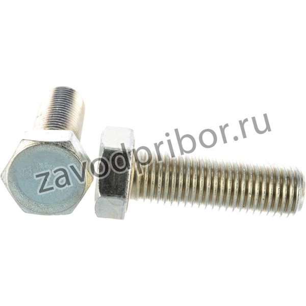 Болт DIN933 с шестигранной головкой оцинк. М16x50 2 шт - пакет 112237