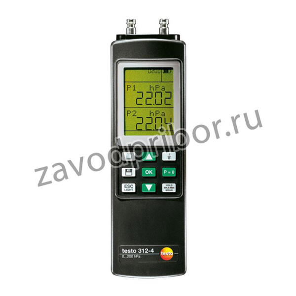 testo 312-4 — дифференциальный манометр (базовый комплект)