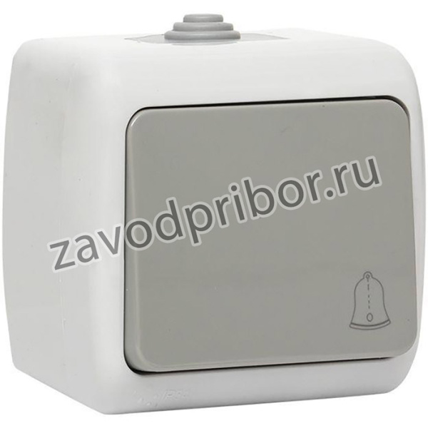 Кнопка звонка 1-кл. ОП Мурманск 10А IP54 сер. EKF EFZ10-026-30-54