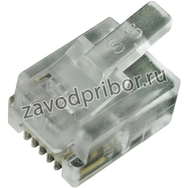 937-SP-3066R-SL, CONNECTOR, RJ11, PLUG, 6P6C, CRIMP
