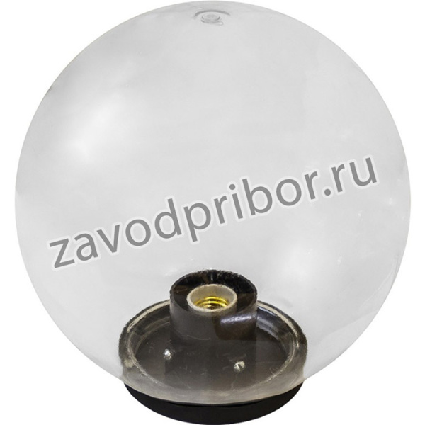 Садово-парковый светильник ЭРА НТУ 01-60-202 шар прозрачный на опору / кронштейн IP44 Е27 max60Вт d200mm Б0048047