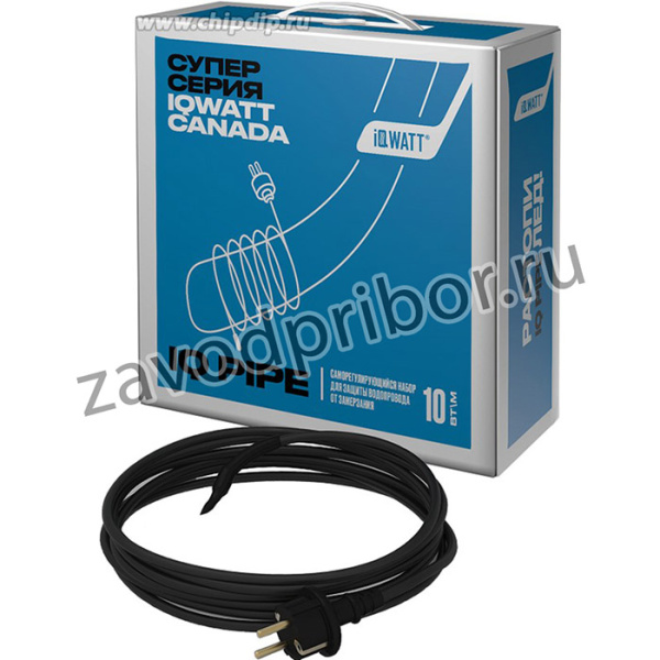 Саморегулирующийся греющий кабель в трубу IQ PIPE - 8 m