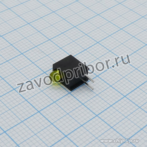 L-934EW/1YD, LED; в корпусе; желтый; 3мм; Кол-во диод: 1; 20мА; 60°; 2,1?2,5В