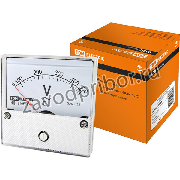 Вольтметр В80ПН 500В-2,5, (без поверки), TDM