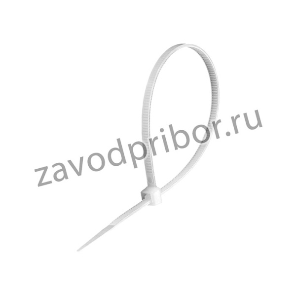 Стяжка (хомут) нейлоновая ExeGate CV66-80x2.5W (нейлон 6.6, 80x2.5мм, неоткрывающаяся, halogen free, -40°C - +85°C, белая, 100 шт)