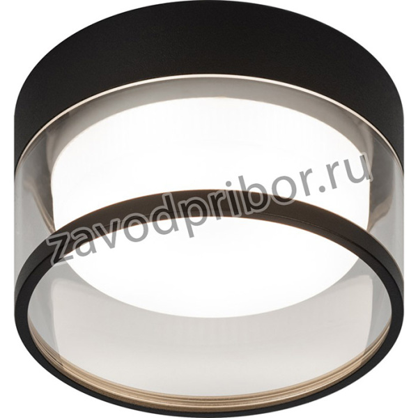 Встраиваемый светильник под лампу GX53 ЭРА KL82 BK черный Б0058400