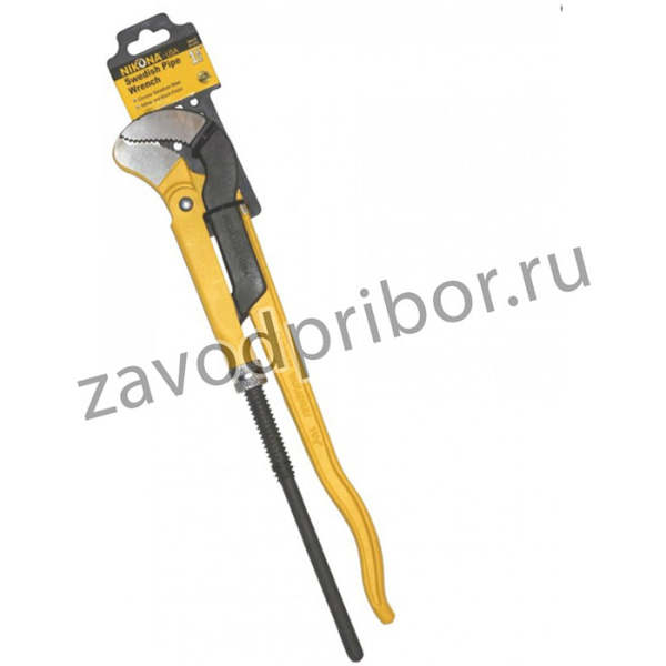 Ключ трубный шведский S, цельнокованный из Хр/B стали 1,5" 01-515