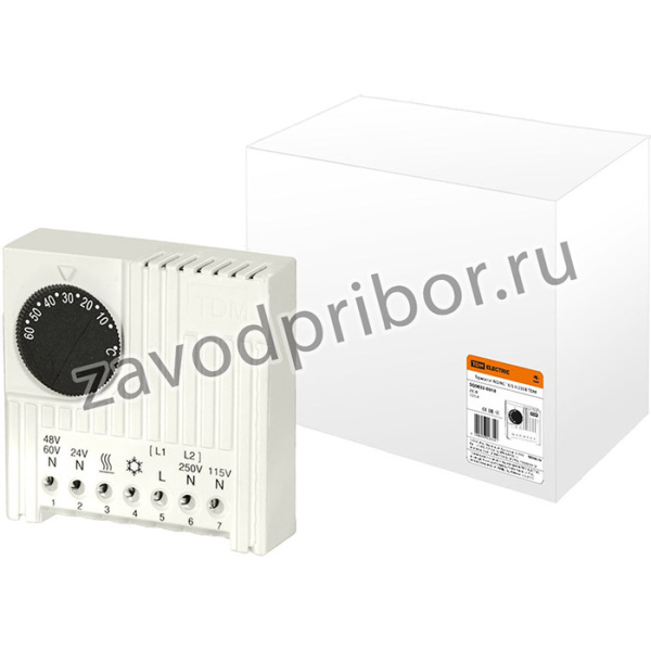 Термостат NO/NC 10/5A 230В TDM