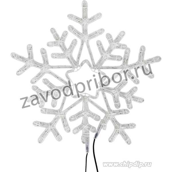 501-531, Фигура световая Снежинка цвет белая/синяя, размер 60x60 см, с контроллером