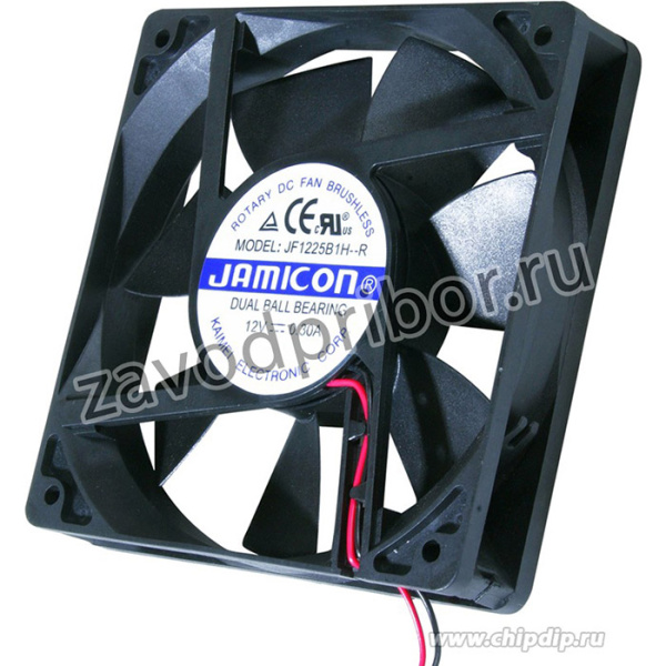 Вентилятор Jamicon JF1225B1H-R 120x25 12v 0.3a 2pin