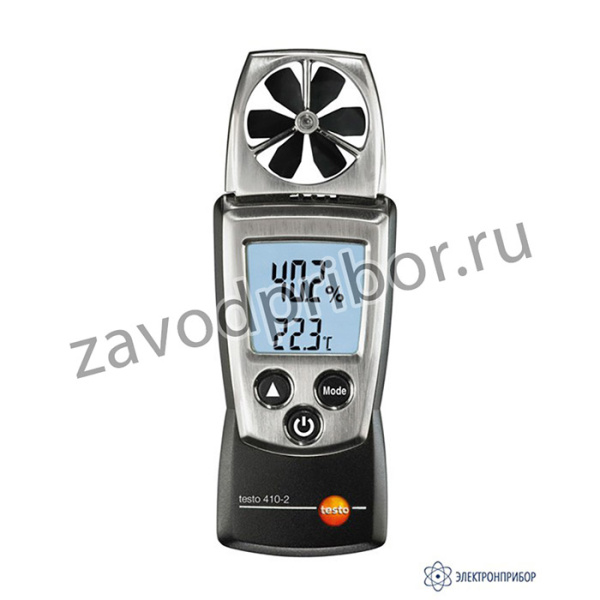 testo 410-2 — анемометр со встроенной крыльчаткой, сенсором влажности, сенсором температуры
