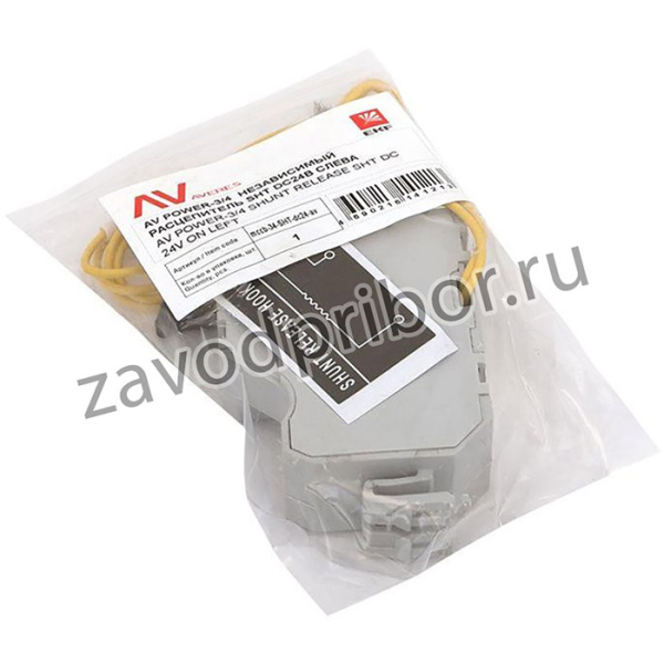 Расцепитель независимый SHT DC24 слева AV POWER-3/4 AVERES EKF mccb-34-SHT-DC24-av