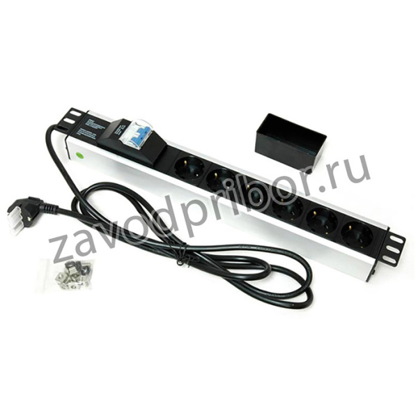 АТР-9226 — удлинитель с 6 евророзетками с автоматом выключения