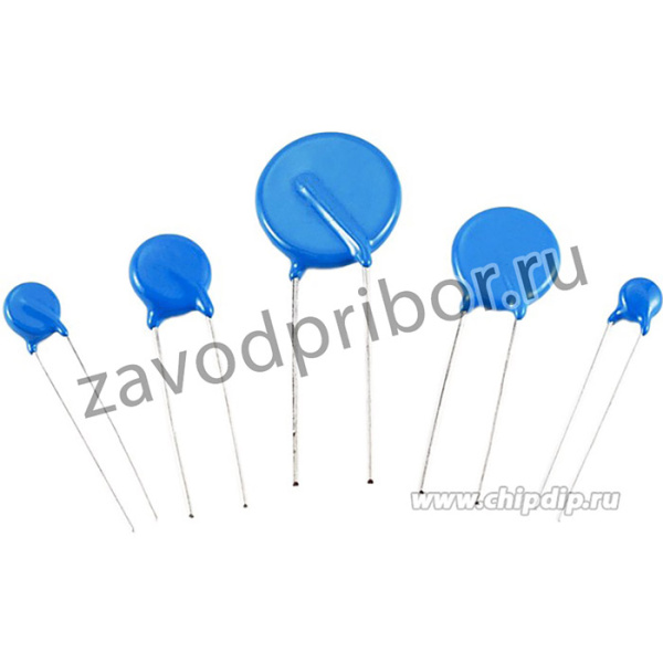 VDR-07D470 (S07K30), 47 В (30Вac/38Вdc), 2.8 Дж, Варистор