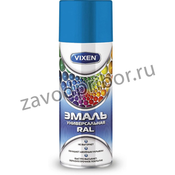 Эмаль алкидная RAL, небесно-голубой (RAL 5015), аэрозоль 520 мл , VX15015