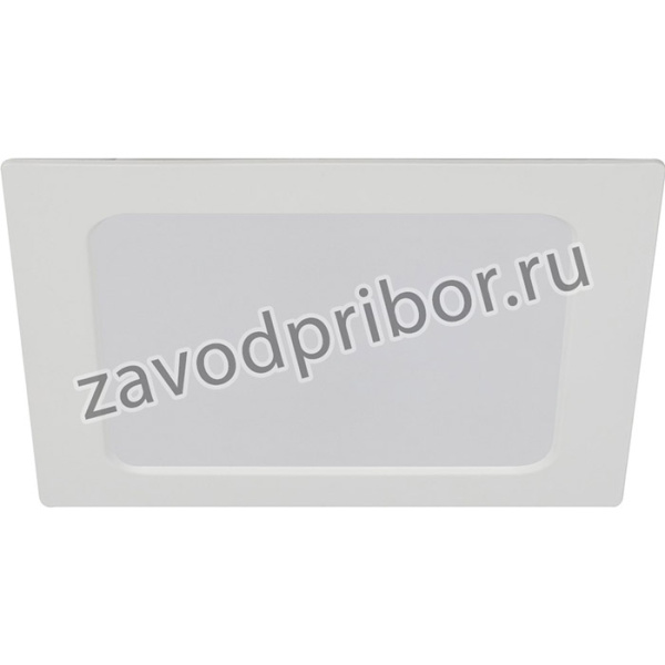 Светильник светодиодный встраиваемый ЭРА LED 18-15-4K квадратный 15Вт 4000К Б0057427