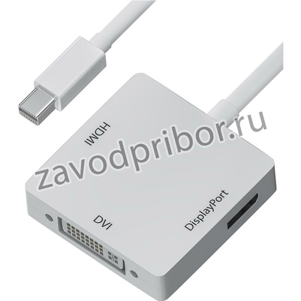 GCR-MDP2DHD, GCR Адаптер-переходник Apple mini DisplayPort 20M DisplayPort 20F/HDMI 19F/DVI 25+4F
