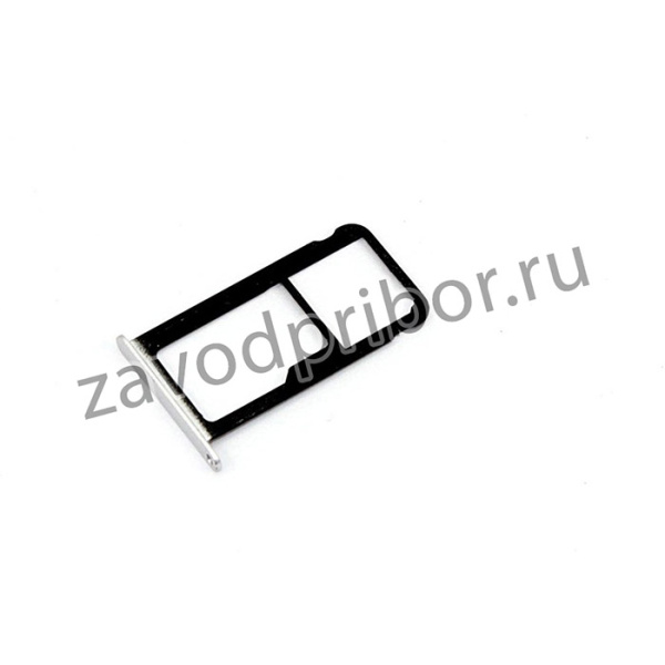 Лоток для SIM-карты Huawei Honor 8 Lite 2017 серебристый