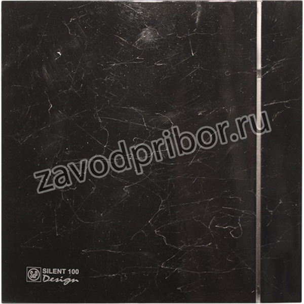 Вентилятор вытяжной Silent-100 CRZ Marble Black Design-4C 03-0103-189