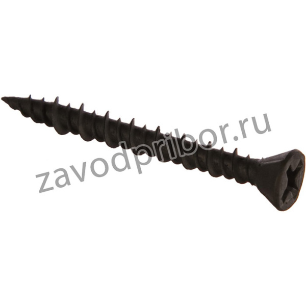Саморез для ГВЛ 3,9x35, двухзаходная резьба, оксидированный, 500 шт. 4607159062383