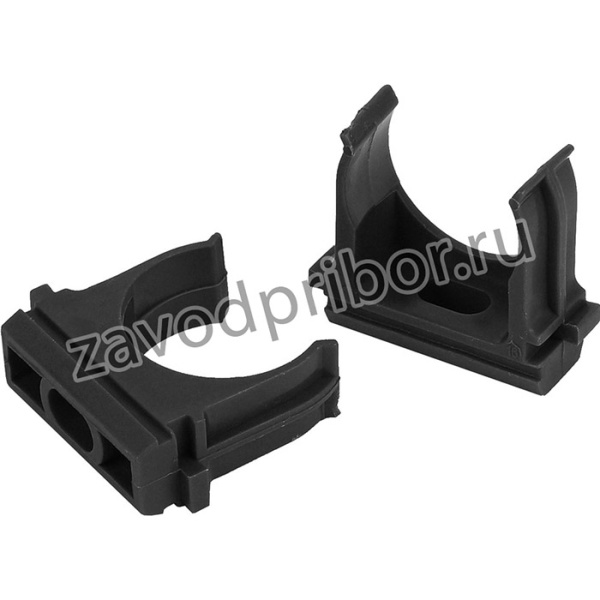 ЭРА Крепеж-клипса (черный) для трубы d 16мм (10шт) Б0044179