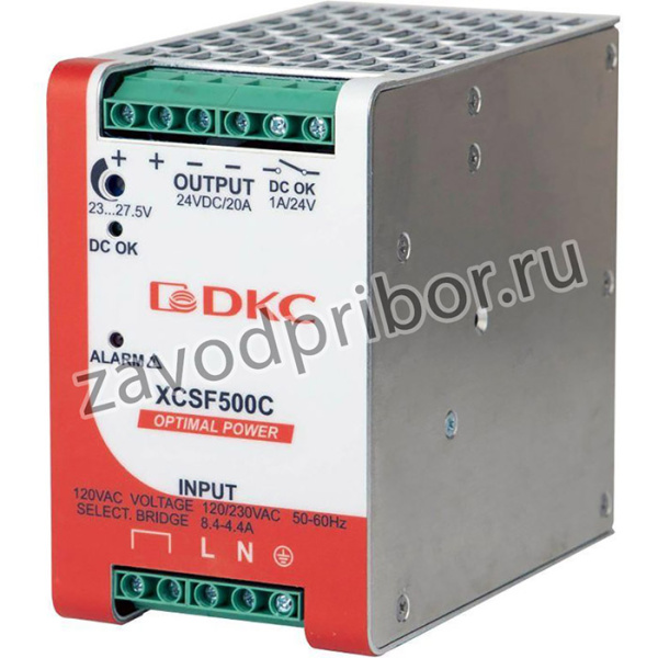Источник питания OPTIMAL POWER 1ф 500Вт 20А 24В с ORing диодом DKC XCSF500C