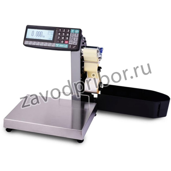 Весы - регистраторы MK-15.2-R2L-10-1 влагозащищенные, с возможностью печати этикетки 58003