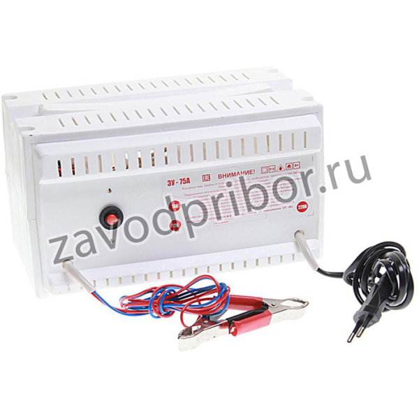 ЗУ-75А1, Устройство зарядное 12V 10A 90Ач 220V (автомат) НИКА АНТАС