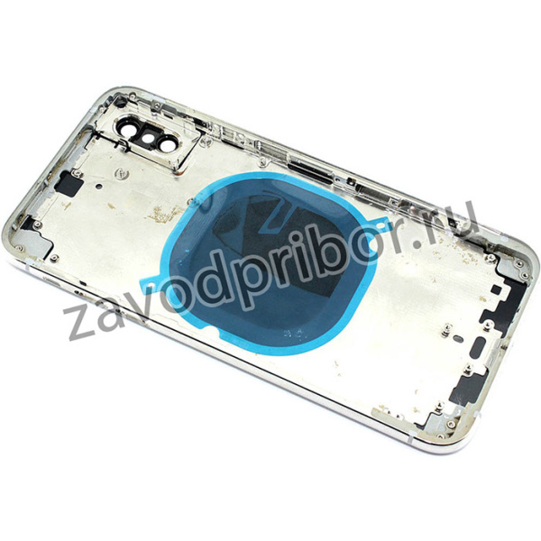 Задняя крышка (корпус) в сборе с рамкой для Apple iPhone Xs white