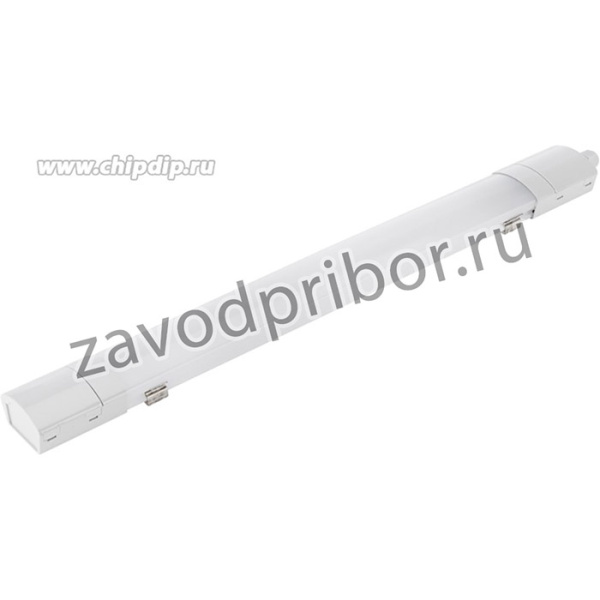 607-019, Светильник линейный пылевлагозащищенный ССП IP65 18Вт 185-265В 6500K холодный свет 0,6м