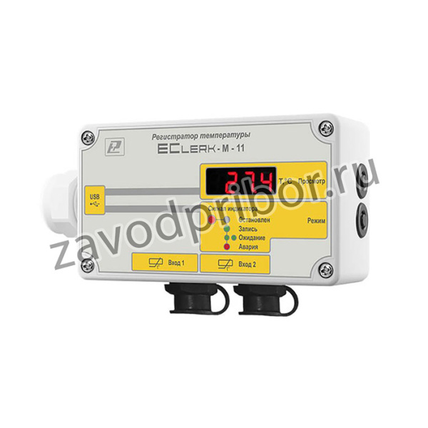 EClerk-M-11-2Pt-HP-a-1 — регистратор температуры для рефрижераторов