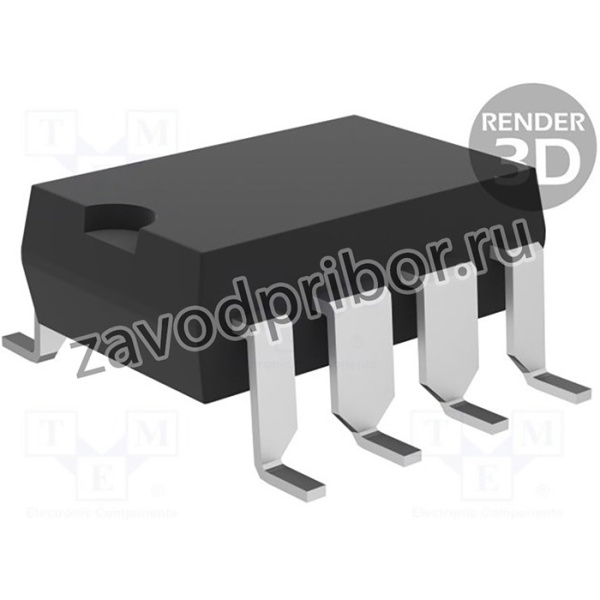 LDA201S, Оптрон, SMD, Каналы: 2, 3,75кВ, CTR@If: 33-1000%@1mA, 1А