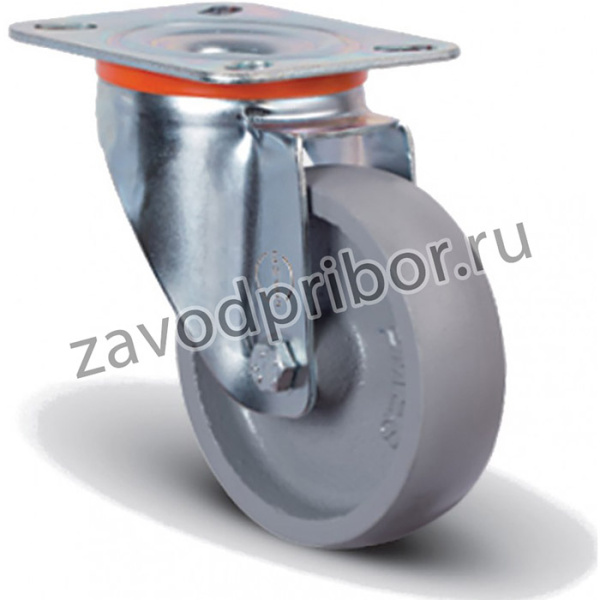Колесо термостойкое чугунное поворотное 100 мм EM 01 VKV 100 EM01-VKV-100