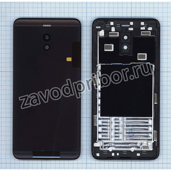 Задняя крышка аккумулятора для Meizu M6 Note черная