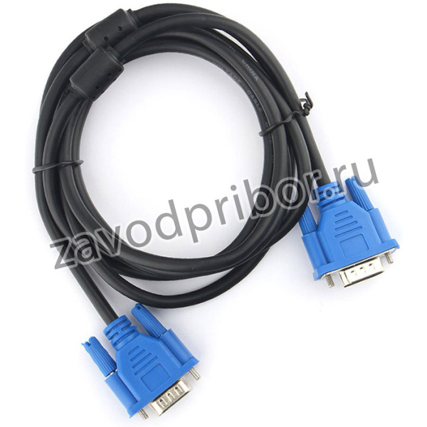 Кабель VGA Pro Gembird CC-PVGA-6, 1.8м, 15M/15M, экран, феррит. кольца, пакет (018548) {100}