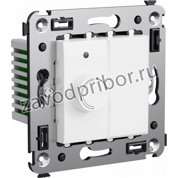 Поворотный диммер в стену DKC, Avanti, белое облако 4400133