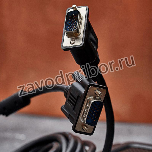 Кабель VGA - VGA с фильтрами 3 м, черный 17-5505-6