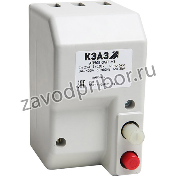 Выключатель автоматический 16А 10Iн АП50Б 2МТ У3 400В AC/220В DC КЭАЗ 106903