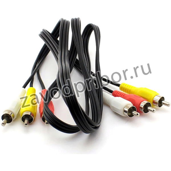 CB-228, Кабель 3хRCA штекер - 3хRCA штекер (1.5м)