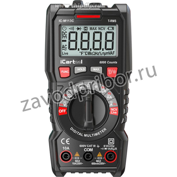 Мультиметр цифровой iCartool IC-M113C
