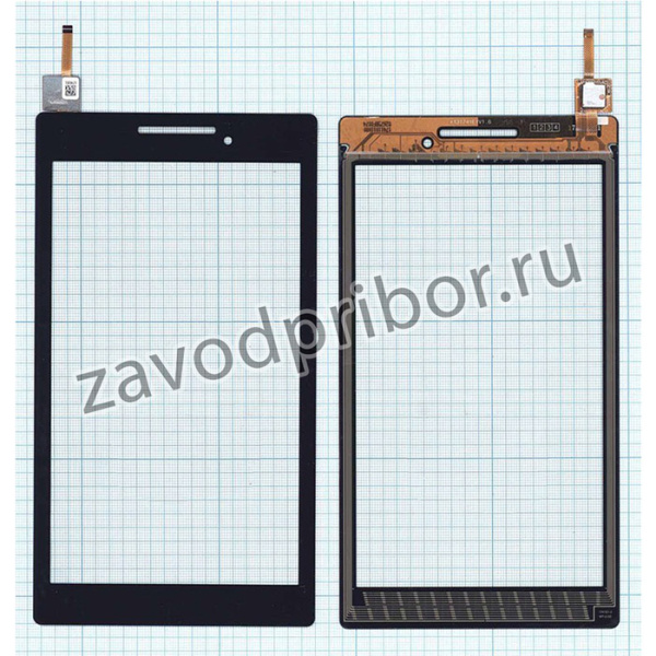 Сенсорное стекло (тачскрин) для Lenovo Tab 2 A7-10f A7-20F черное