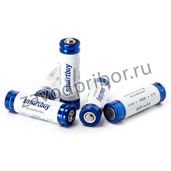 Аккумулятор Smartbuy LI14500-1S800 mAh 3,7V (50/400) (SBBR-14500-1S800)