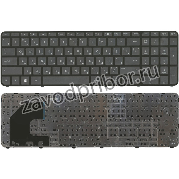 Клавиатура для ноутбука HP Pavilion SleekBook 15 черная с рамкой