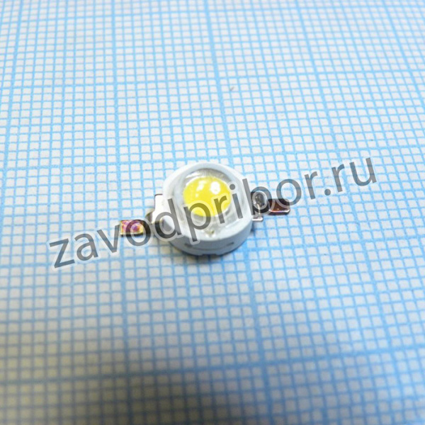 LED 3W теплый белый, 3Вт 260Лм 3500°К 3.4В 700мА